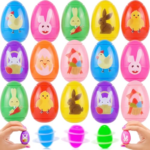 Menzcci 16 Pack Easter Egg Fidget Spinner...
