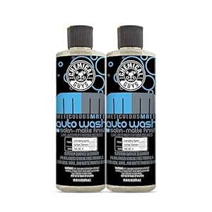Chemical Guys CWS_995_1602 Meticulous Matte Car Wash Soap (for Foam Cannons, Foam Guns or Bucket Washes) Safe for Satin & Matte Finish Paint, 16 fl oz (2 Pack), Fruity Bubble Gum Scent