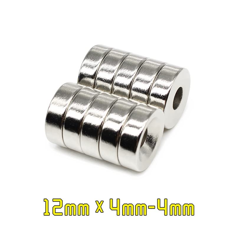 10/20/30/50/100/150PCS 12x4-4 Round Search 12 * 4 Hole 4mm Countersunk Neodymium Permanent 12x4-4mm 12 * 4-4 Magnets(30PCS)