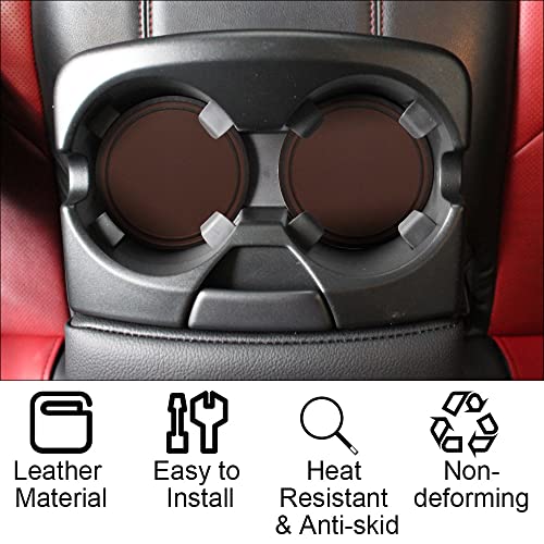Insertos de cuero para portavasos de auto TripleAliners miniatura 3