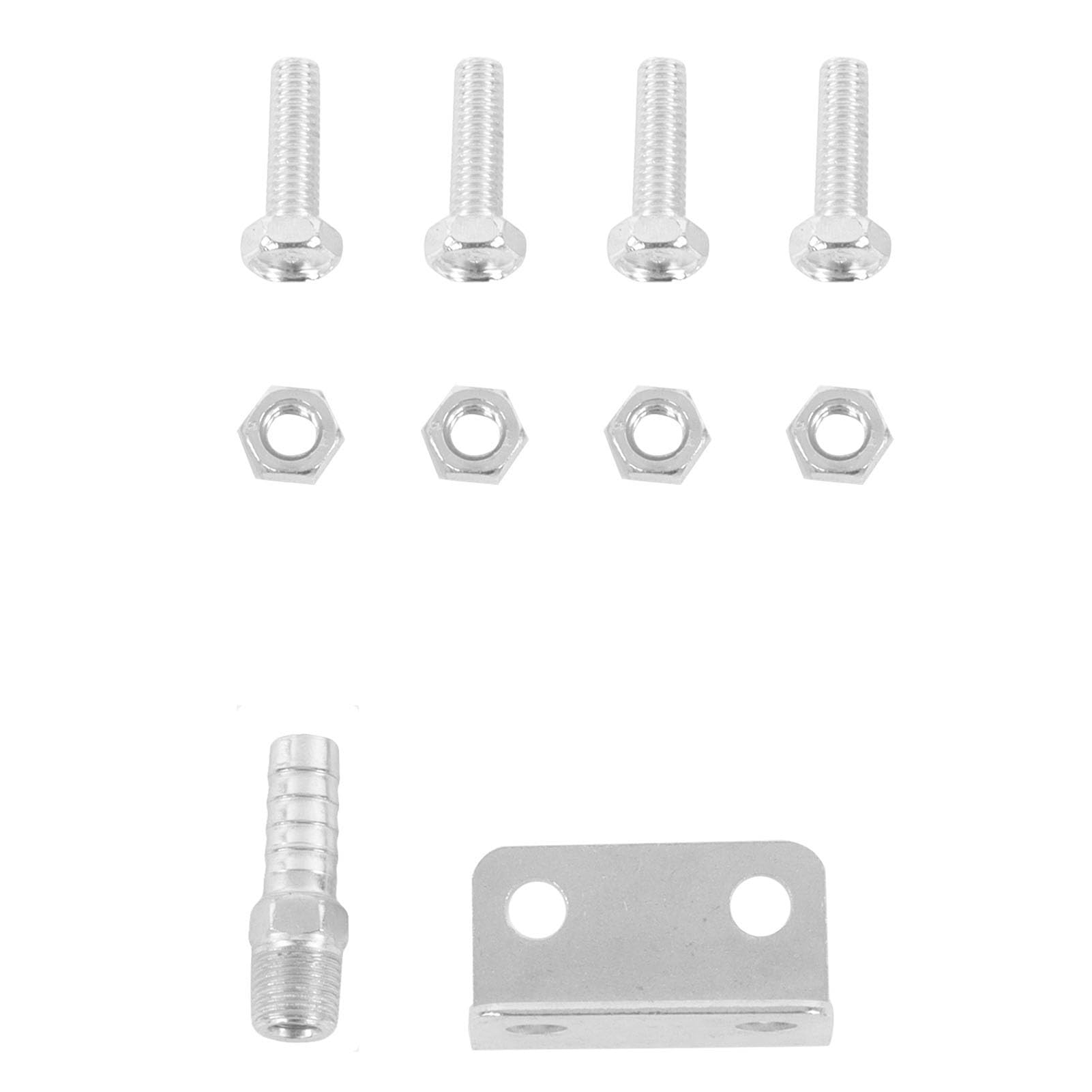 Keenso Tromba Aria 4 Clacson Traino 12V 24V Acciaio Cromato 150dB per Auto | Tromba d\'aria 4 Trombe Tromba da treno 12V 24V Lega di acciaio cromato 150dB Suono forte Facile installazione per camion