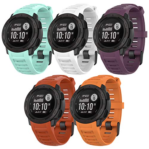 Correa de silicona para Garmin Instinct 2, 22 mm