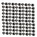 New Lon0167 100pcs 9mm Pointed Design Paper Brad Silver Gray for Scrapbooking DIY Craft(100pcs 9mm Designpapier Brad Silver Grey fÃ¼r Scrapbooking DIY Handwerk