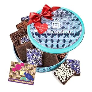 Chocolate Brownies Individually Wrapped – Fudge Brownie Assortment Gift Basket – Brownies Gift Baskets for Christmas, Holidays, Family Gifts by On Occasion