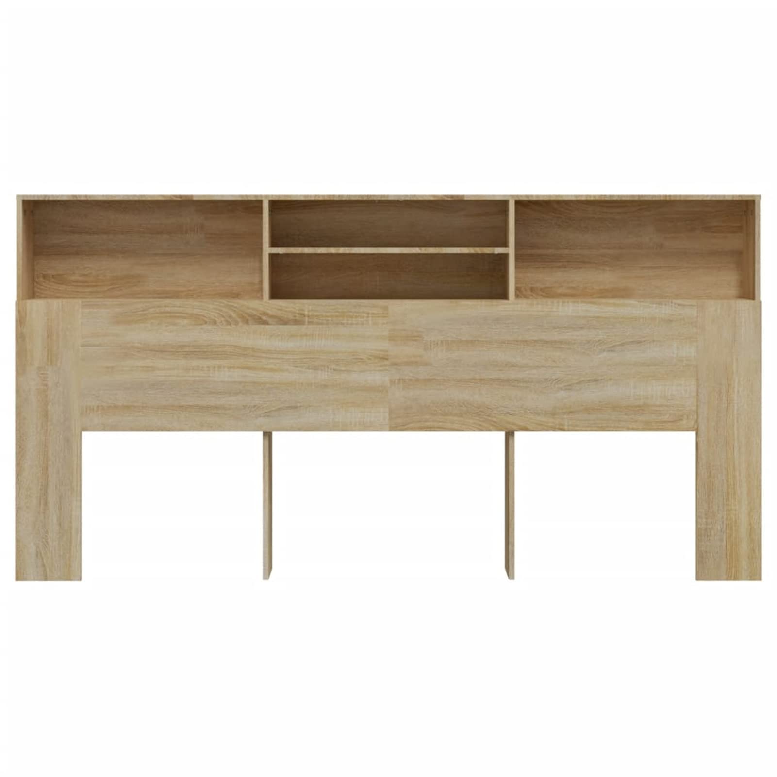 Mueble cabecero Color Roble Sonoma 200x19x103,5 cm Espaldar De Cama 200x100