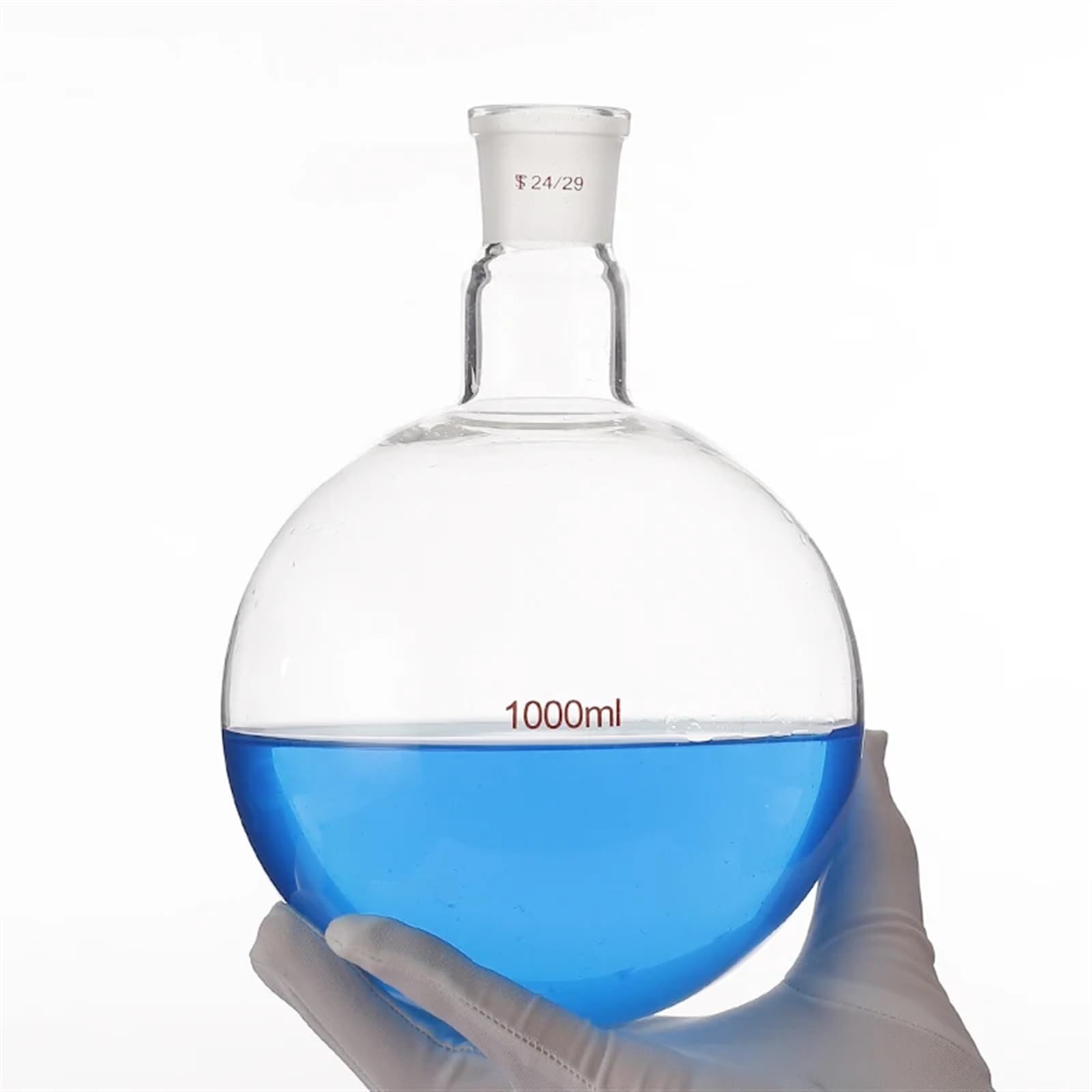 Erlenmeyerkolben aus Glas Messkolben, Labor-Einhalskolben aus verdicktem Borosilikatglas 3.3, 50–1000 ml(1000ml)