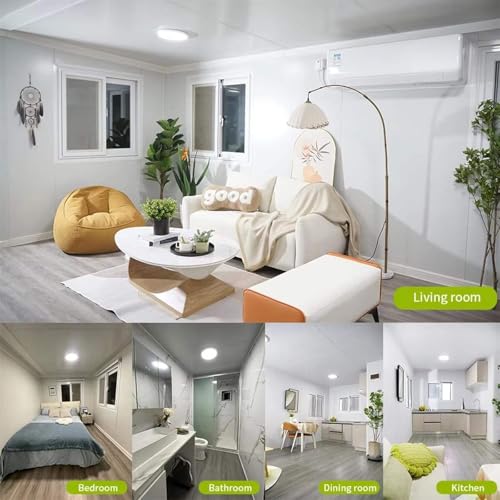 30FT Prefabricated Tiny Houses to Live in for Adults Mobile Prefab Tiny Home for Sale, Luxury Expandable Container House with 2/3 Bedrooms, Kitchen, Bath Modern Modular Foldable Outdoor House Kit - Image 4