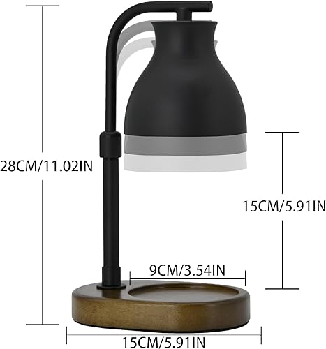 Miniatura 8 de Lámpara calentadora de velas con temporizador, calentador eléctrico de lámpara de vela ajustable, regalos de cumpleaños para mujeres, regalos del