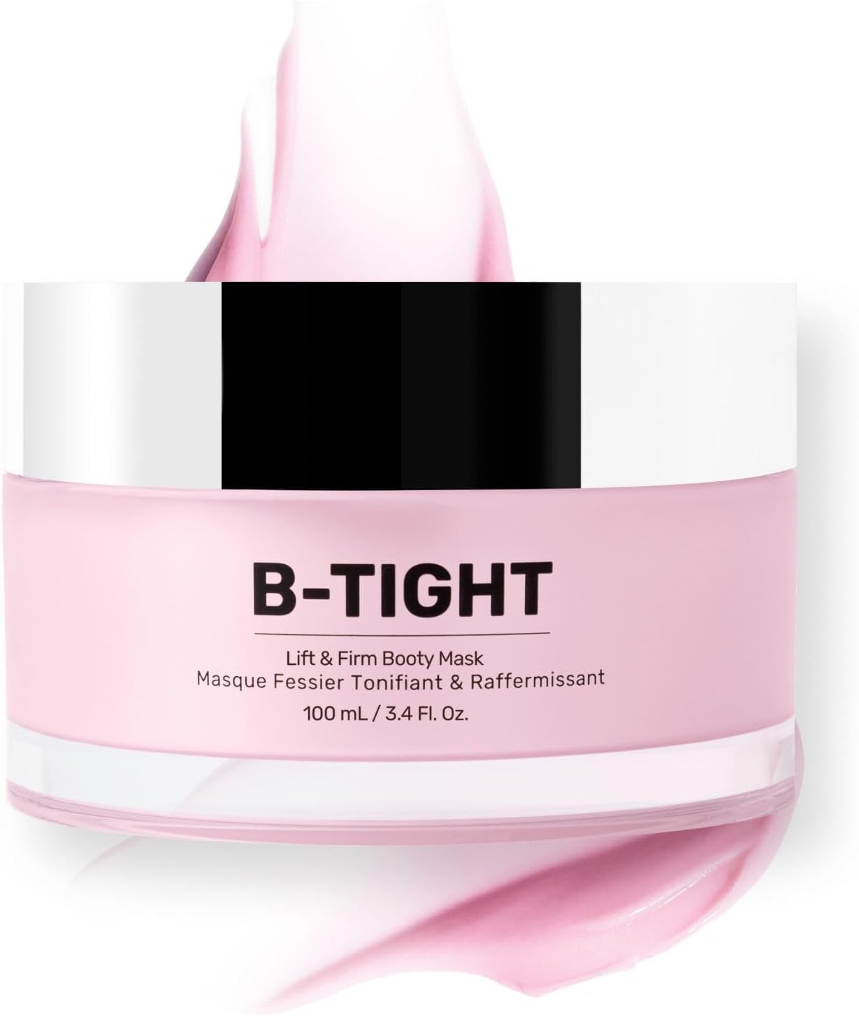 MAËLYS B-TIGHT Lift & Firm Booty Mask - Skin Tightening & Firming Cream for Booty & Thighs - Cellulite Cream with Caffeine & Brazilian Peppertree - Butt Mask for Smooth-Looking Skin (3.4 Fl Oz)