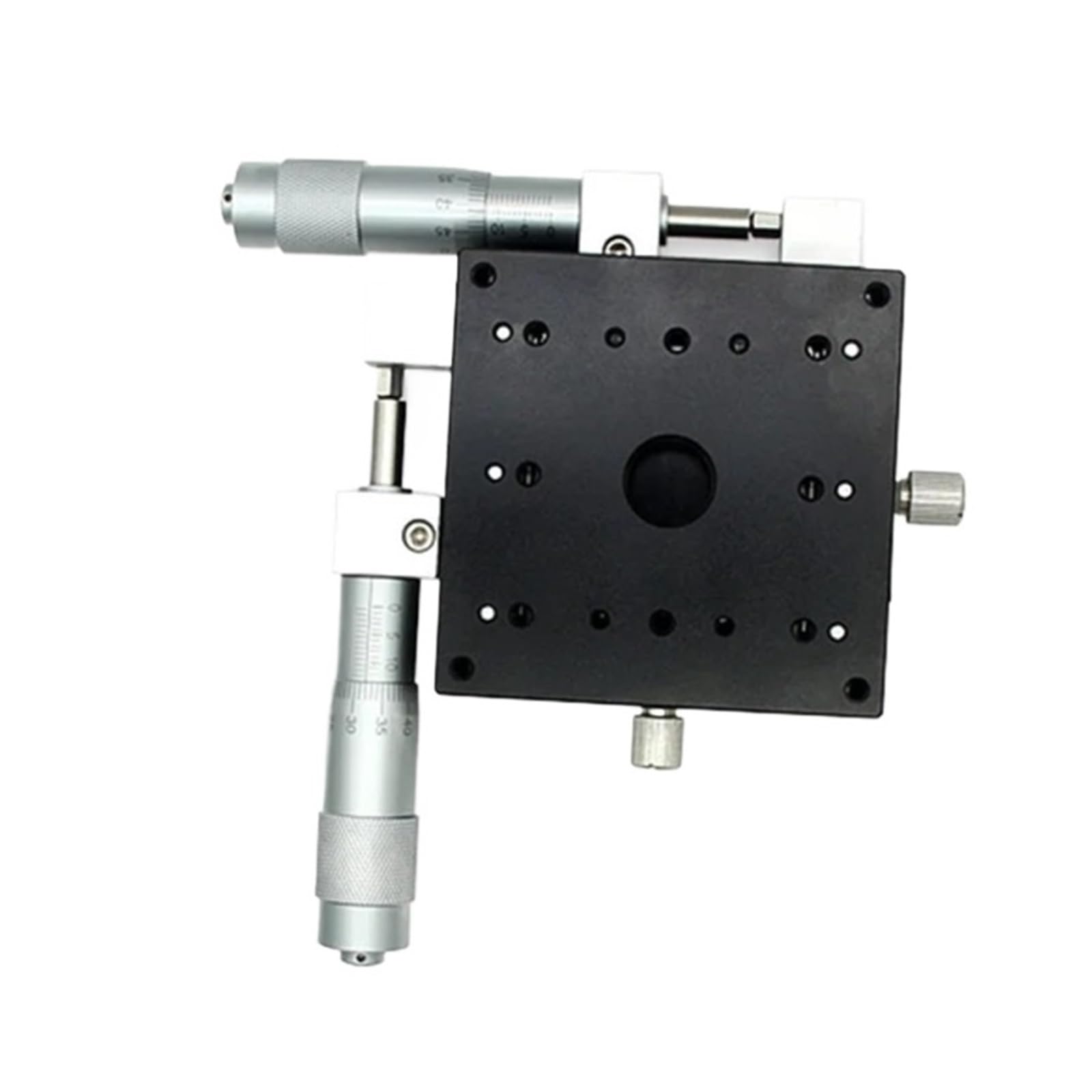 IGNVXMGKP Station Manual XY Axis 80x80mm, Trimming Displacement Platform Linear Stage Sliding Table Cross Rail