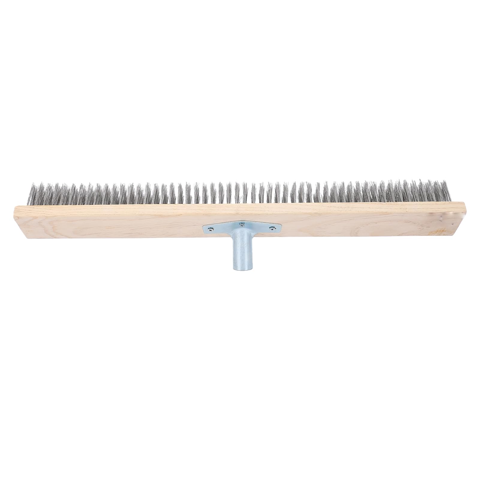 Cryfokt Cepillo de Fregado de Alambre de Acero Inoxidable, Herramienta de Limpieza Duradera para Terrazas de Entrada, Patios, 60cm