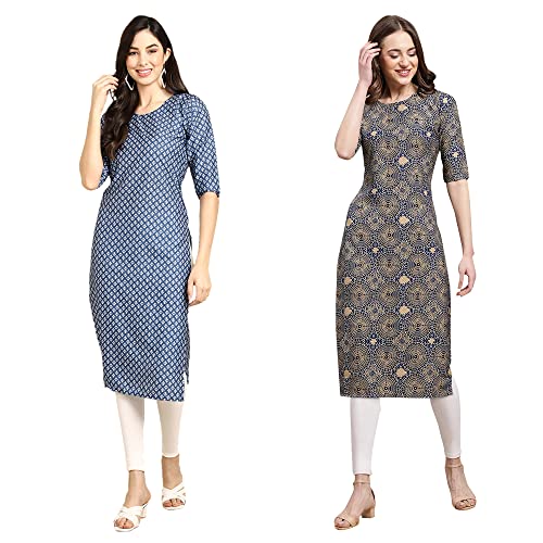 Image of Pinkmint Women's Crepe Regular Kurta