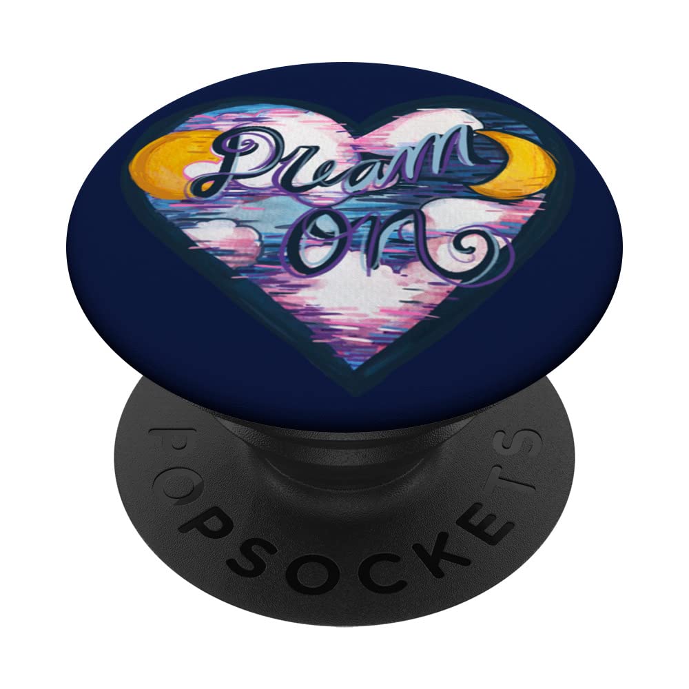 Dream On Sun and Moon moonchild artwork PopSockets Swappable PopGrip
