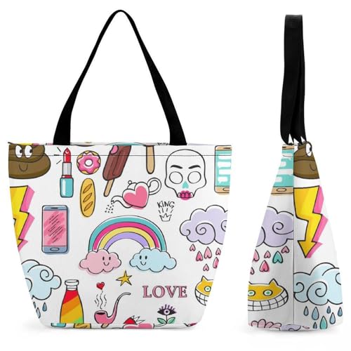 Sac à main pour femme mignon et grand sac de shopping pour voyage