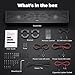 Ehaho 25 Inch UTV Sound Bar, ATV SoundBar Bluetooth with RGB Lighting, IP66 Waterproof Golf Cart Sound Bar, Amplified Powersports SXS SoundBar, UTV Speakers Compatible with Polaris RZR Can-Am