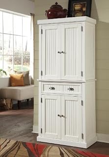 Nantucket White Pantry by Home Styles