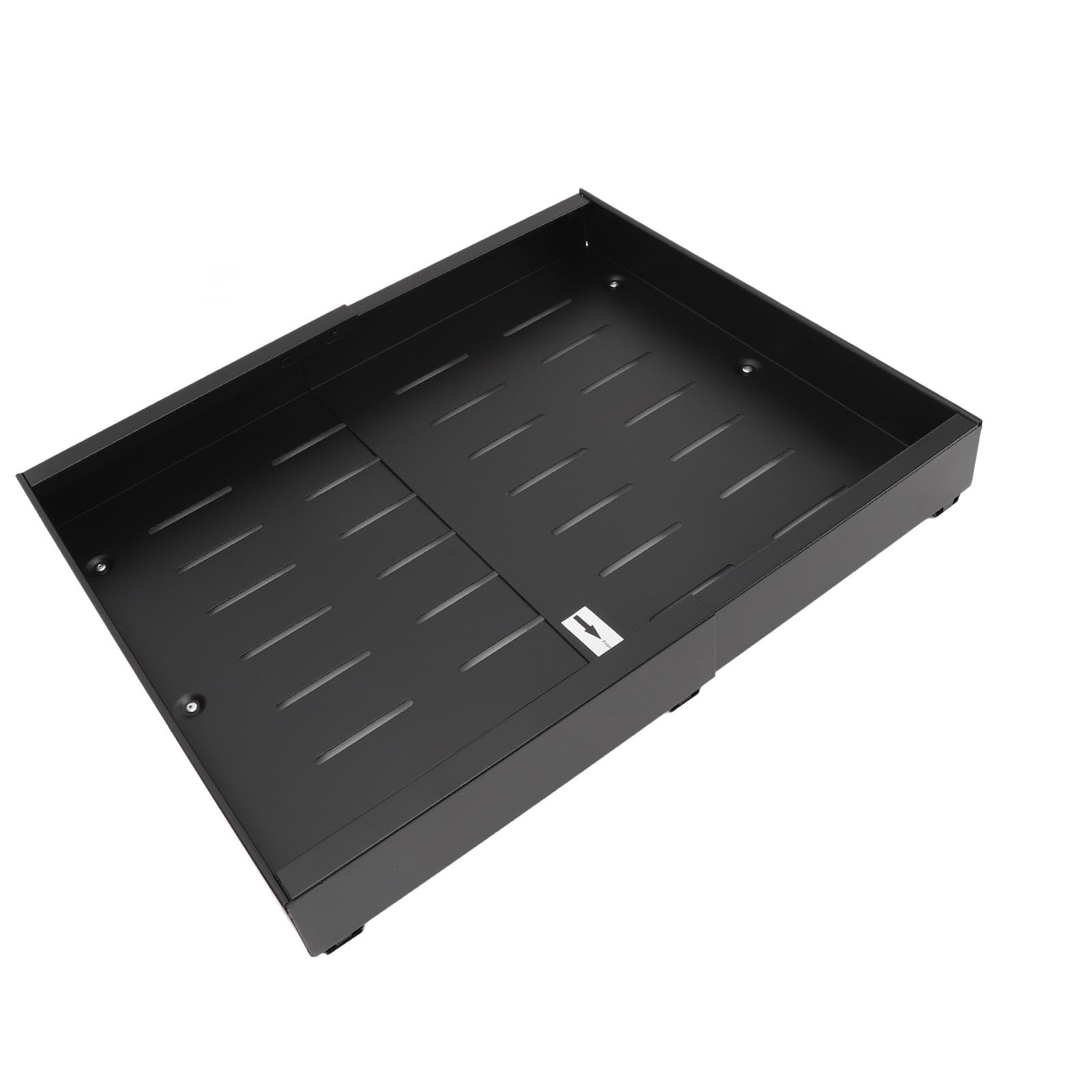 Kleje się Rozszerzalne Organizator Szafki, 1PC 21 głęboko Regulowane Ciężkie Szuflady na Szafki, Szuflady na Szafki do Spiżarni Kuchennej, Bez śruby, Biały, Odpowiedni do
