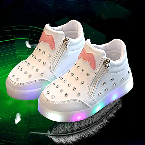 Toddler Pearl Flat Sneaker Ankle Side Zipper Soft Sole Sport Shoes Outdoor Baby Boys Kids First Walking Non Slip Running2