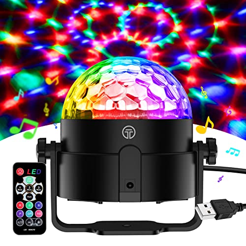 Disco Lights 360Rotation Sound Activated Disco Ball Lights Party Lights