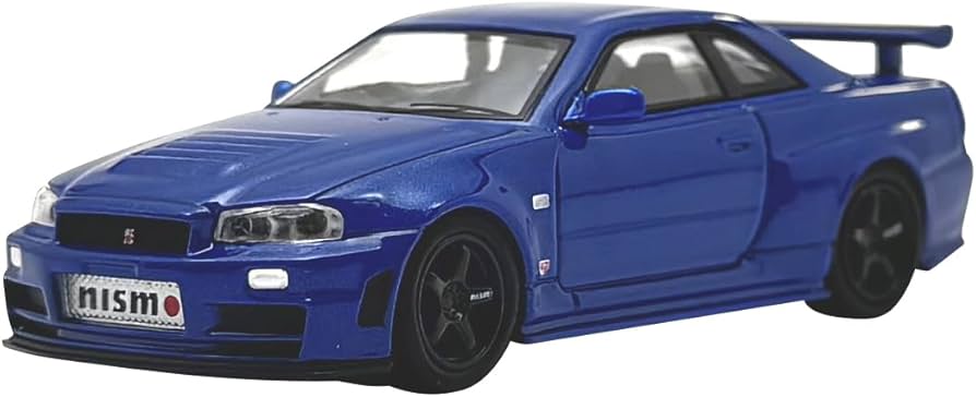 京商　KYOSHO 日産　スカイラインGT-R BNR34 ミニカー　ニスモ 京商ミニカー＆ブックス第5弾『ニッサン・スカイラインGT-R R34