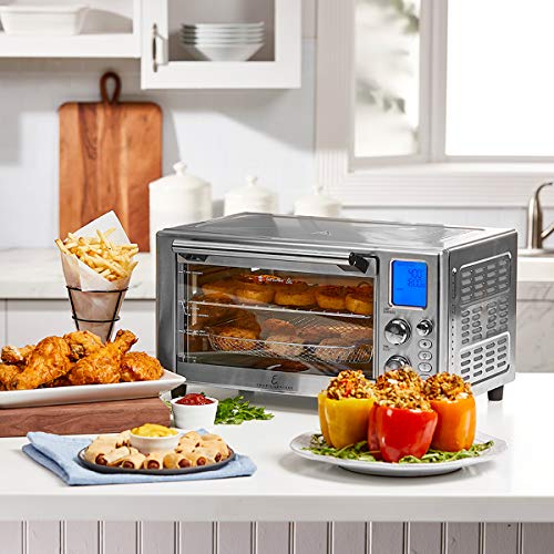 Emeril Lagasse Power Air Fryer Oven 360,2020 Model,Special Edition,9-in-1 Multi Cooker,Free Emeril’s Recipe Book Included ,Digital Display, Slick Design,With Special 1 Year Warranty,As Seen On TV