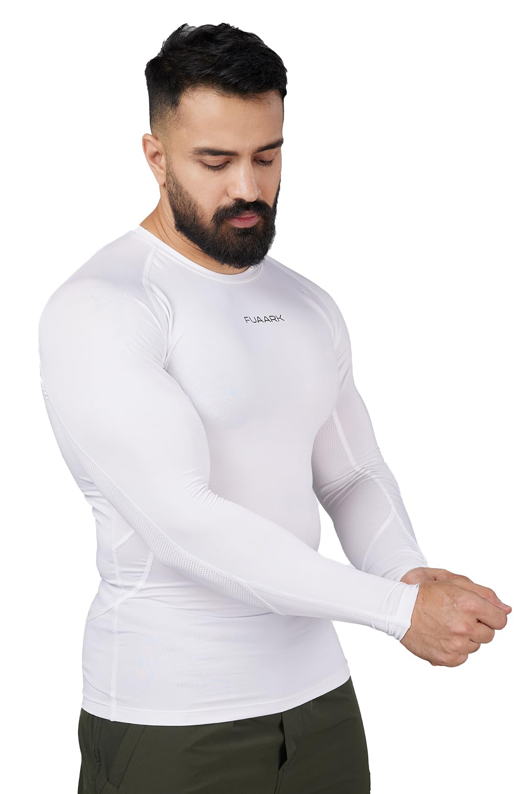 Compression Top Full-Sleeves Tight T-Shirt for Sports & Gym-image-24