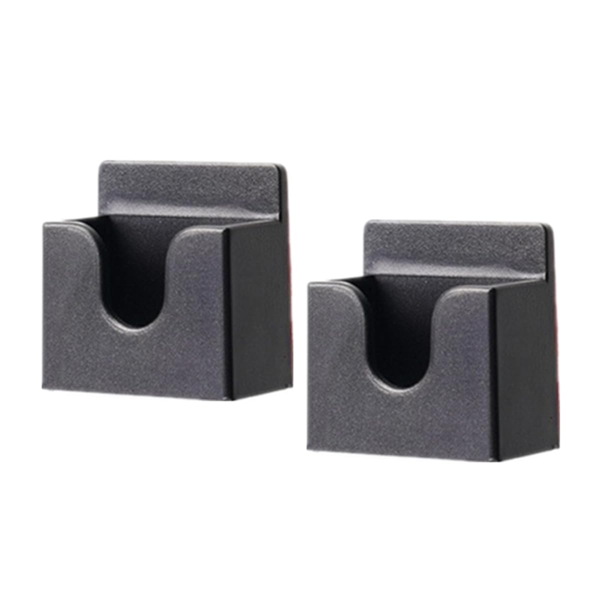 YurMemo 2 Packs Universal Walkie Talkies Holder, Car Ham Radio Microphone Holder Mount with Backing Adhesive,Compatible with UV-5R, UV-K5 and Most Handle Talkies