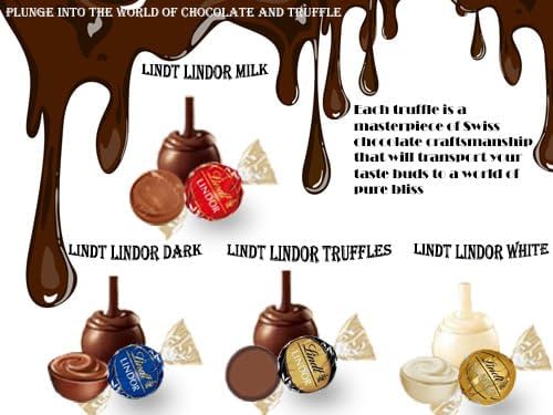 Miniatura 2 de Lindt Lindor - Trufas surtidas  50 piezas en una lata de recuerdo  Una experiencia de chocolate decadente!