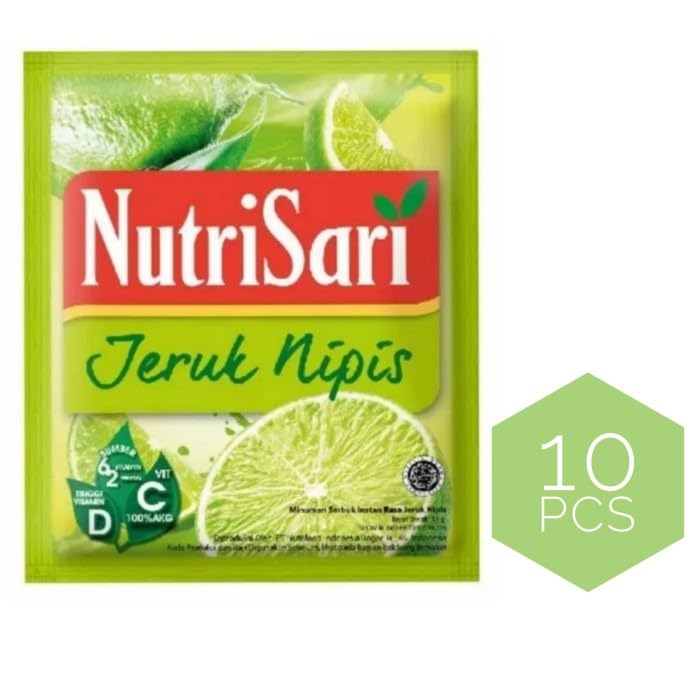 Amazon.com : NutriSari Jeruk Nipis Lime Instant Drink Powder 10-ct