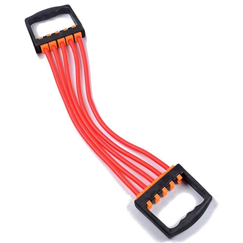 YO-TOKU Chest expander, Fitness Chest Expander Chest Expander For Man Bullworker - Adjustable 5-Spring Latex Chest Expander Indoor Sports