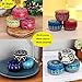 Domivirgo 24 Empty Candle Tins 5.4 oz with Lids - Simple Candle-Making Kit, Includes Wicks, Holders & Stickers, Multi-Purpose Storage Containers for Crafts & Small Items