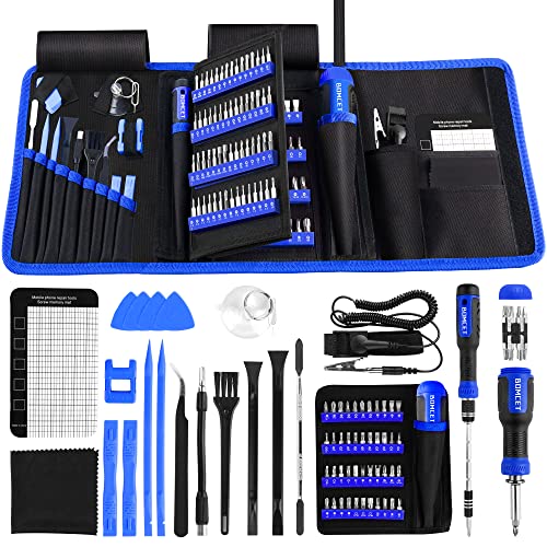 BOMCET Precision Screwdriver Set 191-Piece Computer Repair Kit, 1/4 Inch Home Improvement Tool Electronics Repair Kit Compatible for Computer, Laptop, PC, Cell Phone, iPhone, PS4, Household