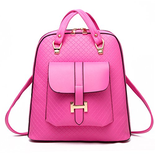 Sac en cuir PU à bretelles modulables passez du sac à main au sac à dos en un geste