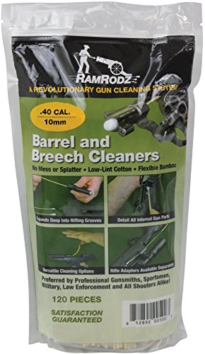 .40 Caliber w/ 8 Bamboo Handle 100 pcs RamRodz