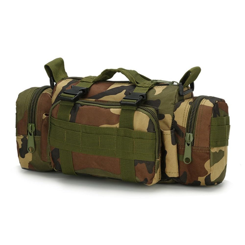 ACEXIER Tactical Fanny Pack Military Assault Waist Bag Hip Belt MOLLE Sling Army Shoulder Bag Daily Carry Camera Handlebar Range Bags
