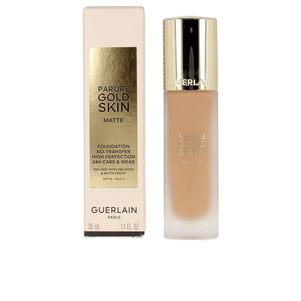 GUERLAIN Parure Gold Skin 24H No-Transfer High Perfection Foundation 35ml (Various Shades) - 4W Warm / Doré