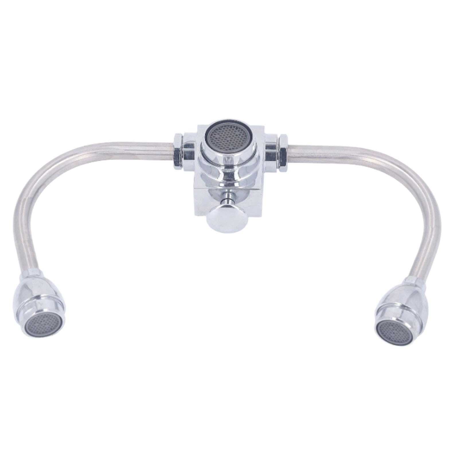 Srliya Kit de rinçage oculaire d'urgence, station de lavage des yeux montée sur le robinet, kit de lavage d'urgence à double usage avec filtre pour laboratoire, industrie, maison, G1/2