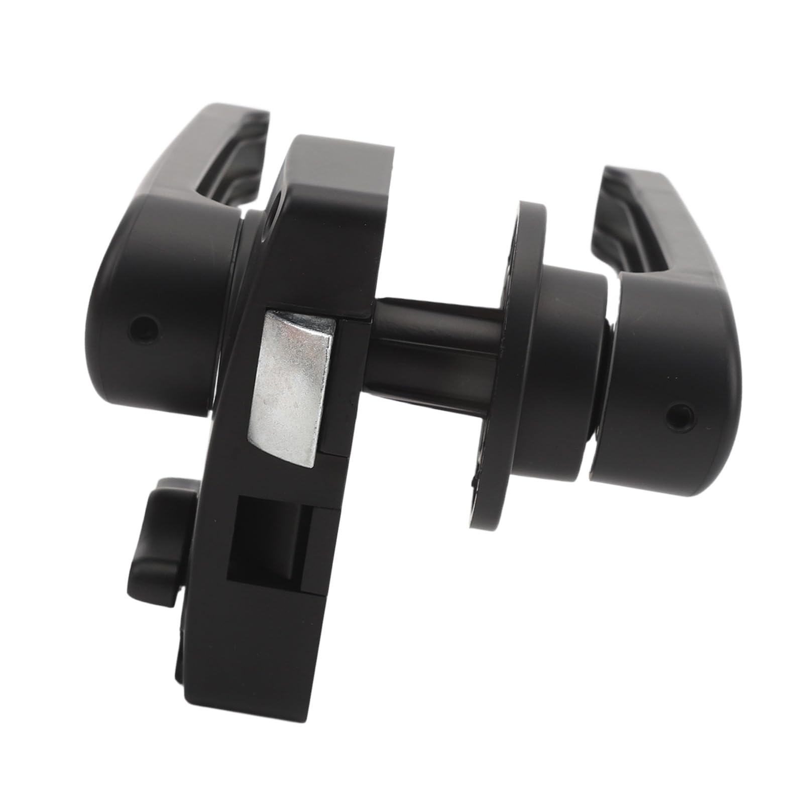 aqxreight Chiusura per Porta del Bagno per Maniglia Nera Opaca, Serratura per Privacy, per e Roulotte