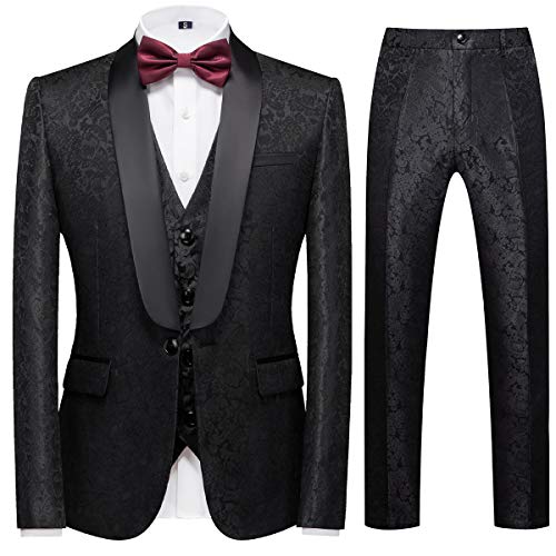 Sliktaa Men's Suits 3 Pieces W...