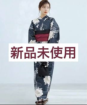 Amazon.co.jp: dita 浴衣 凪の藤ながれ 浴衣5点セット 身丈：163cm