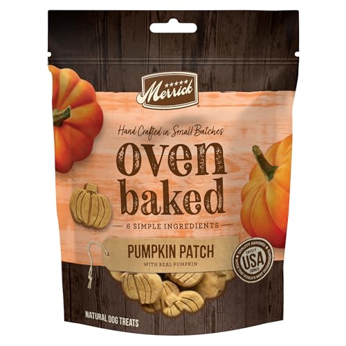 Merrick Oven Baked Dog Treats, Natural and Crunchy Bag of Treats,...