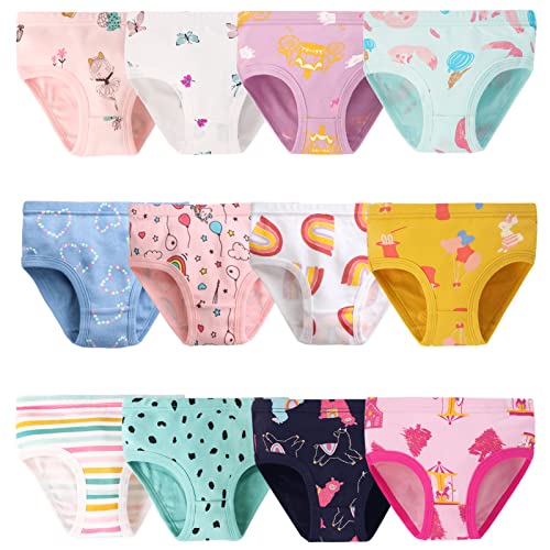 Lot De Culottes Cotons X 3 Motif Coeurs Tons De Roses Fille CXL BY