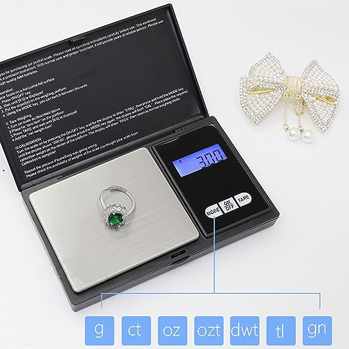 Báscula digital de bolsillo BestAlice 200g/0.01g portátil miniatura 2