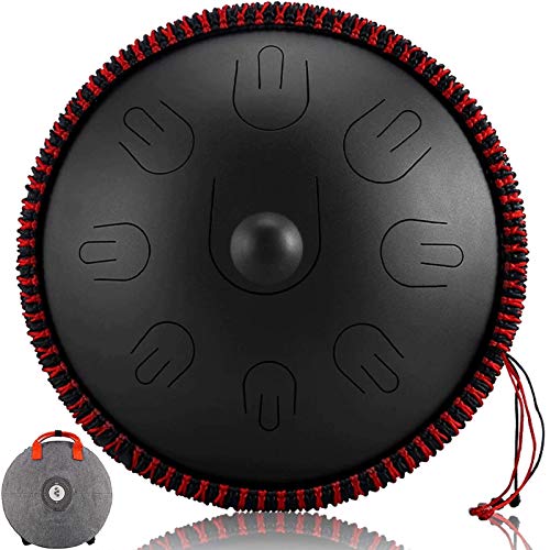 Handpan de acero 16 pulgadas 9 notas en re menor miniatura 1