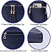 Solene Womens Lightweight Medium Crossbody Purse with Tassel, Perfect Size Crossbody Bags for Daily Use, travel - LP062 (Navy)