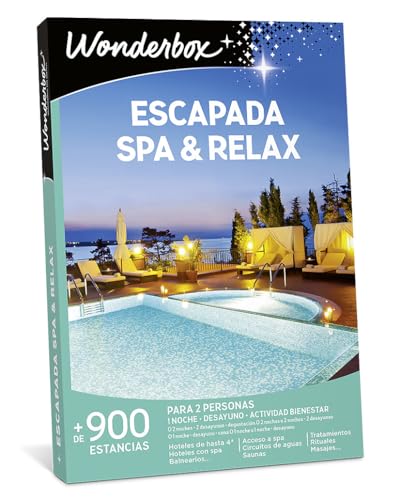 WONDERBOX - Caixa de presente - Escapada SPA & Relax- 1.000 hotéis para duas pessoas