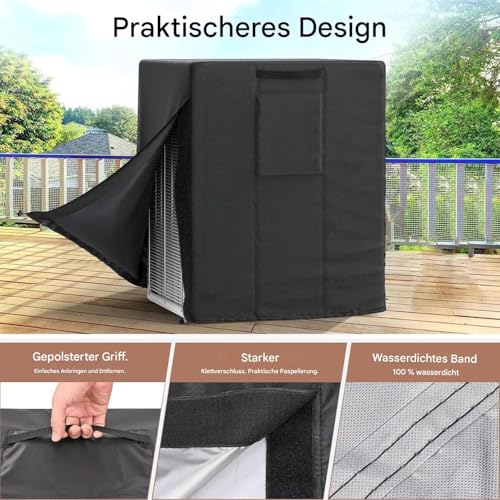 Housse pour climatiseurs extérieurs pliable et bâche de protection imperméable