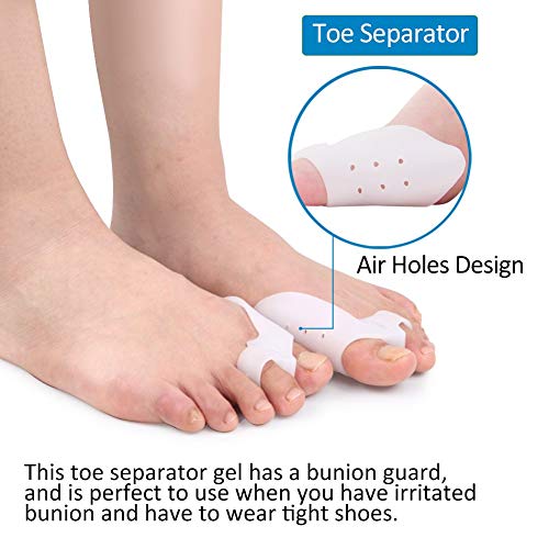 Bunion Corrector & Bunion Splints-Bunion Relief Kits(7 PCS) - Treat Big Toe Joint, Hallux Valgus, Hammer Toe, Toe Separators Spacers Straighteners Splint Aid Surgery Treatment for Men & Women.