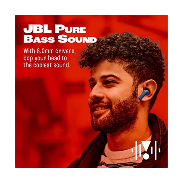 JBL Tune 230 NC TWS – Wasserfeste, True-Wireless In-Ear-Kopfhörer mit Noise-Cancelling in Blau – Mit bis zu 40 Stunden… – Bild 11