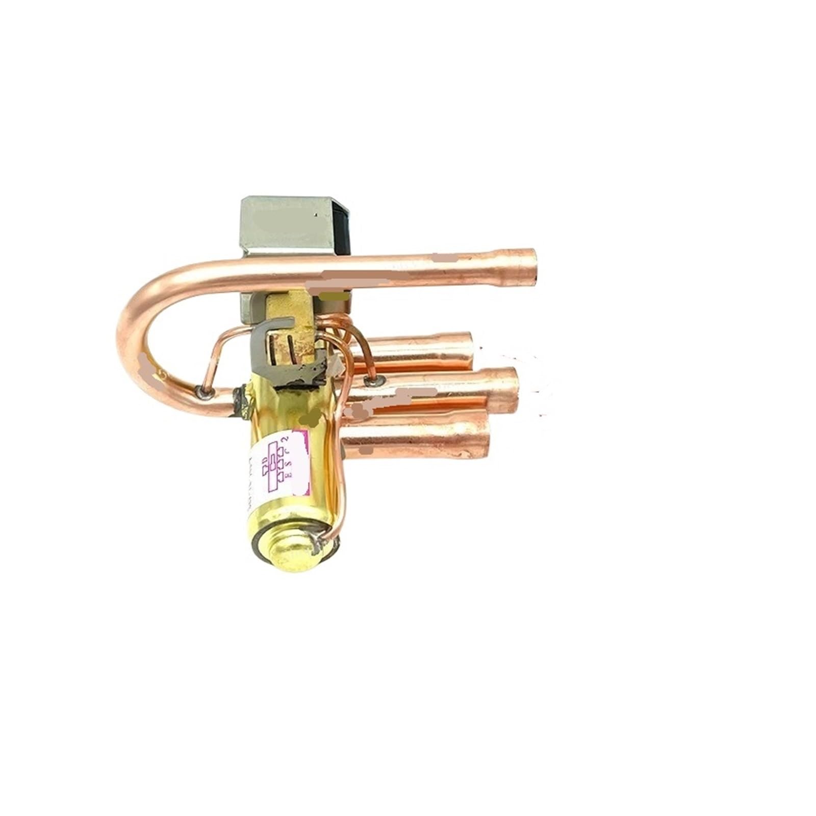 Hizon 1P Four-Way Valve Four-Way Reversing Valve ，Compatible For Midea，Compatible For Gree， 1-12P Air Conditioner Air Energy Four-Way Valve Accessories, Coils(1P Four-Way Valve)